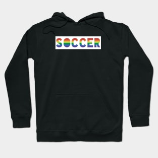 Gay Pride Soccer Hoodie